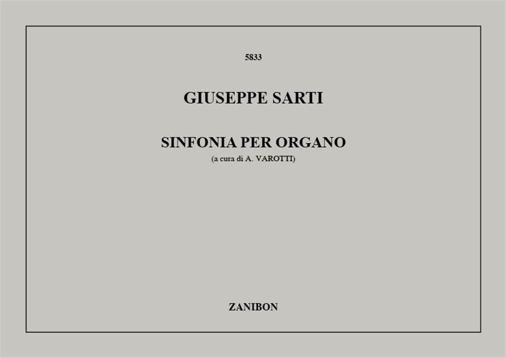 Sinfonia Per Organo